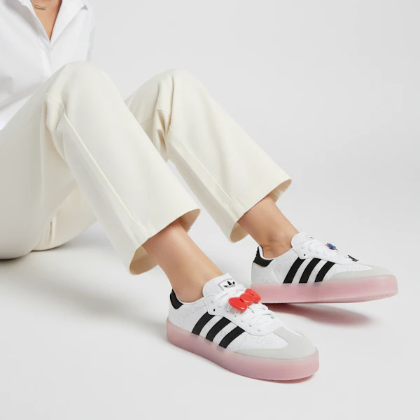 (女款) Hello Kitty x adidas Sambae '白色 黑色 透明粉紅' IG4450 Order (女款) Hello Kitty x adidas Sambae '白色 黑色 透明粉紅' IG4450