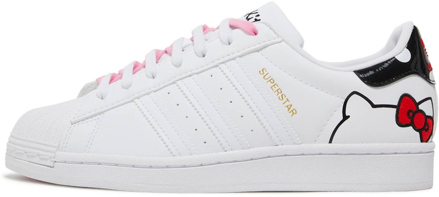 (W) 헬로키티 x 아디다스 슈퍼스타 '화이트 블리스 핑크' GW7168 Details for (W) 헬로키티 x 아디다스 슈퍼스타 '화이트 블리스 핑크' GW7168