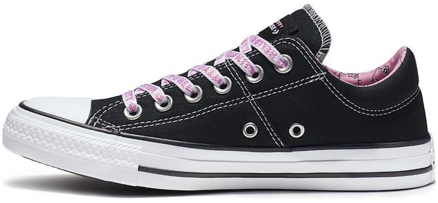(W) Hello Kitty x Converse Chuck Taylor All Star Madison Ox 'Hitam Prism Merah Muda' 564630C Buy (W) Hello Kitty x Converse Chuck Taylor All Star Madison Ox 'Hitam Prism Merah Muda' 564630C