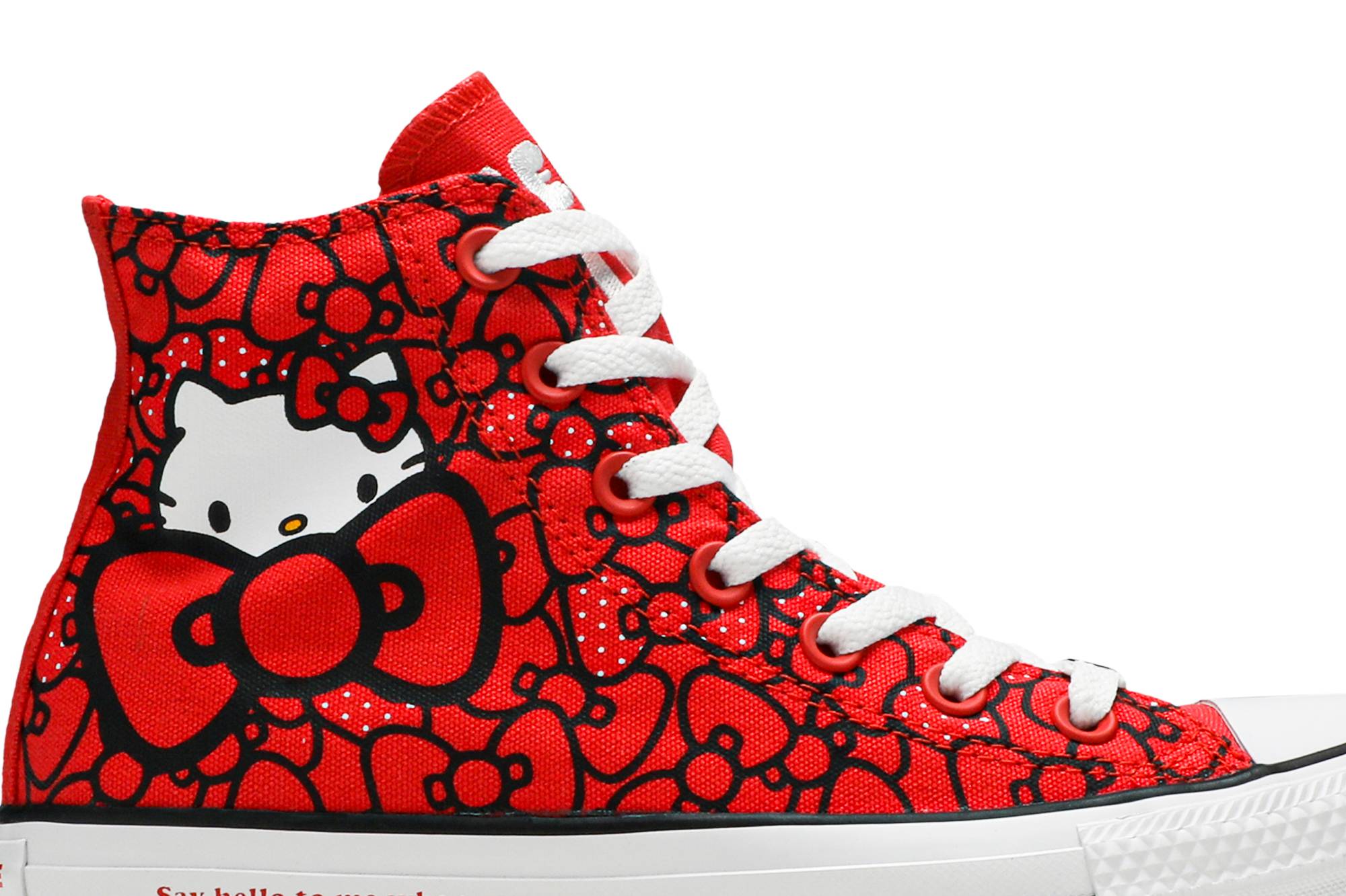 Hello kitty red converse clearance