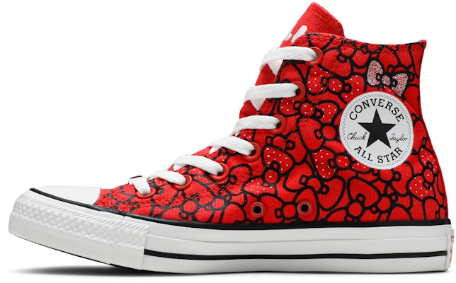 Women Hello Kitty x Converse Chuck Taylor All Star Hi Red