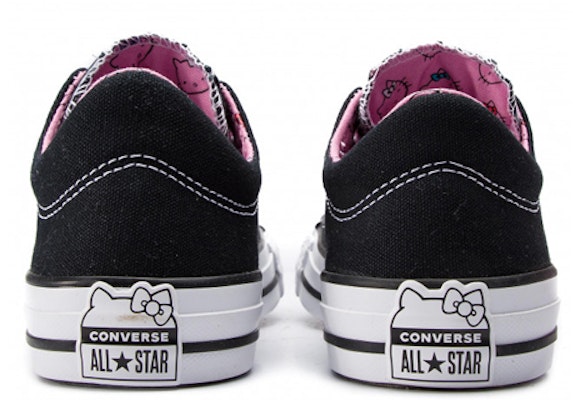 (W) Hello Kitty x Converse Chuck Taylor All Star Madison Ox 'Hitam Prism Merah Muda' 564630C Shop (W) Hello Kitty x Converse Chuck Taylor All Star Madison Ox 'Hitam Prism Merah Muda' 564630C