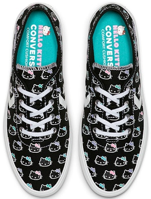 (W) Hello Kitty x Converse Costa Low 'Hitam' 564632C Purchase (W) Hello Kitty x Converse Costa Low 'Hitam' 564632C