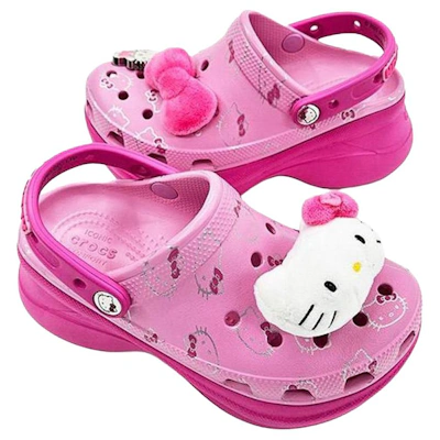 (Women) Hello Kitty x Crocs Classic Bae Clog 'Pink Whiskers'