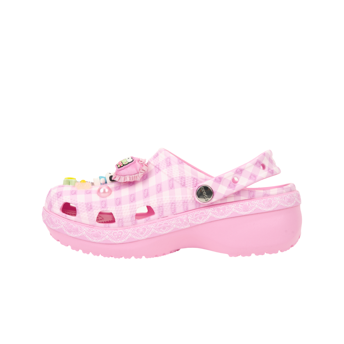 Shop (W) Hello Kitty x Crocs 厚底洞洞鞋 ''粉彩粉色'' 212683-90H