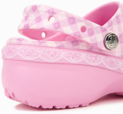(W) Hello Kitty x Crocs 厚底洞洞鞋 ''粉彩粉色'' 212683-90H 1