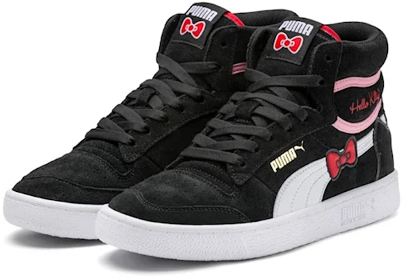 (W) Hello Kitty x Puma Ralph Sampson 中帮'黑色'篮球鞋 372733-01 Lookbook (W) Hello Kitty x Puma Ralph Sampson 中帮'黑色'篮球鞋 372733-01
