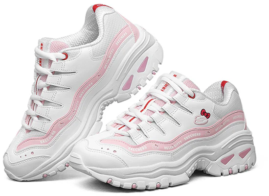 (W) Skechers Hello Kitty x Low-Top Pink/ 'Putih' 66666320-WPK Lookbook (W) Skechers Hello Kitty x Low-Top Pink/ 'Putih' 66666320-WPK