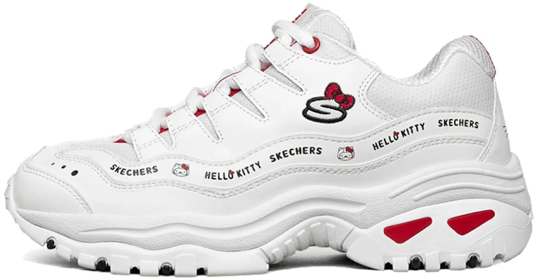 Hello Kitty/凯蒂貓 x Skechers 低幫 跑步鞋 女款 白色 Buy Hello Kitty/凯蒂貓 x Skechers 低幫 跑步鞋 女款 白色