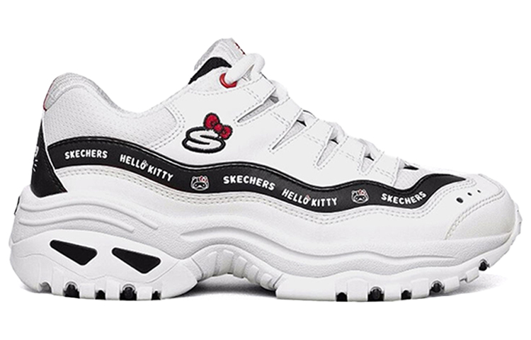 Order (W) Skechers Hello Kitty x Low-Top / Hitam 'Putih' 66666320-WBK