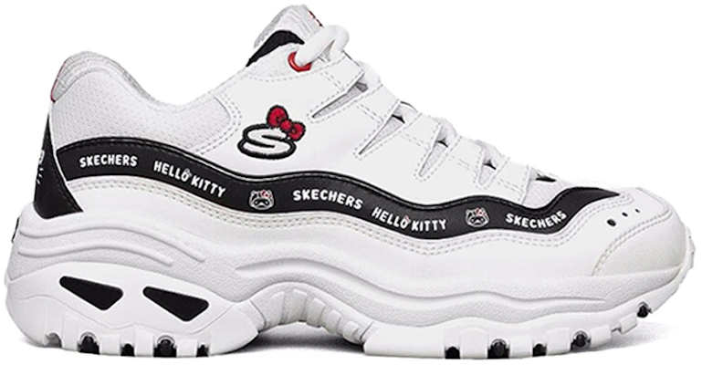 (W) Skechers Hello Kitty x Low-Top / Hitam 'Putih' 66666320-WBK Order (W) Skechers Hello Kitty x Low-Top / Hitam 'Putih' 66666320-WBK