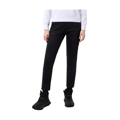 (Women) Helly Hansen Black Knit Casual Pants - Comfortable Solid Design HC4SAKP32W