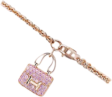 (W) Gelang HERMES 18K Emas Rose & Pink Sapphire Constance - Gelang. H121400B-00SH Order (W) Gelang HERMES 18K Emas Rose & Pink Sapphire Constance - Gelang. H121400B-00SH