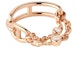 Lookbook (Women) HERMES 18K Rose Gold Double Chain Ring for Women - Gold. 104766912