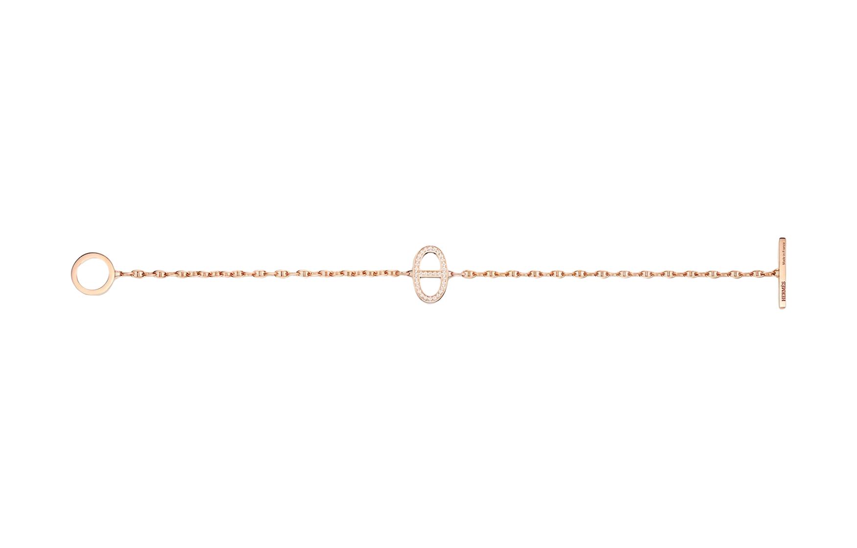(Women) HERMES  18K Rose Gold Bracelet in Rose Gold Color. H122404B-00SH 圖 2