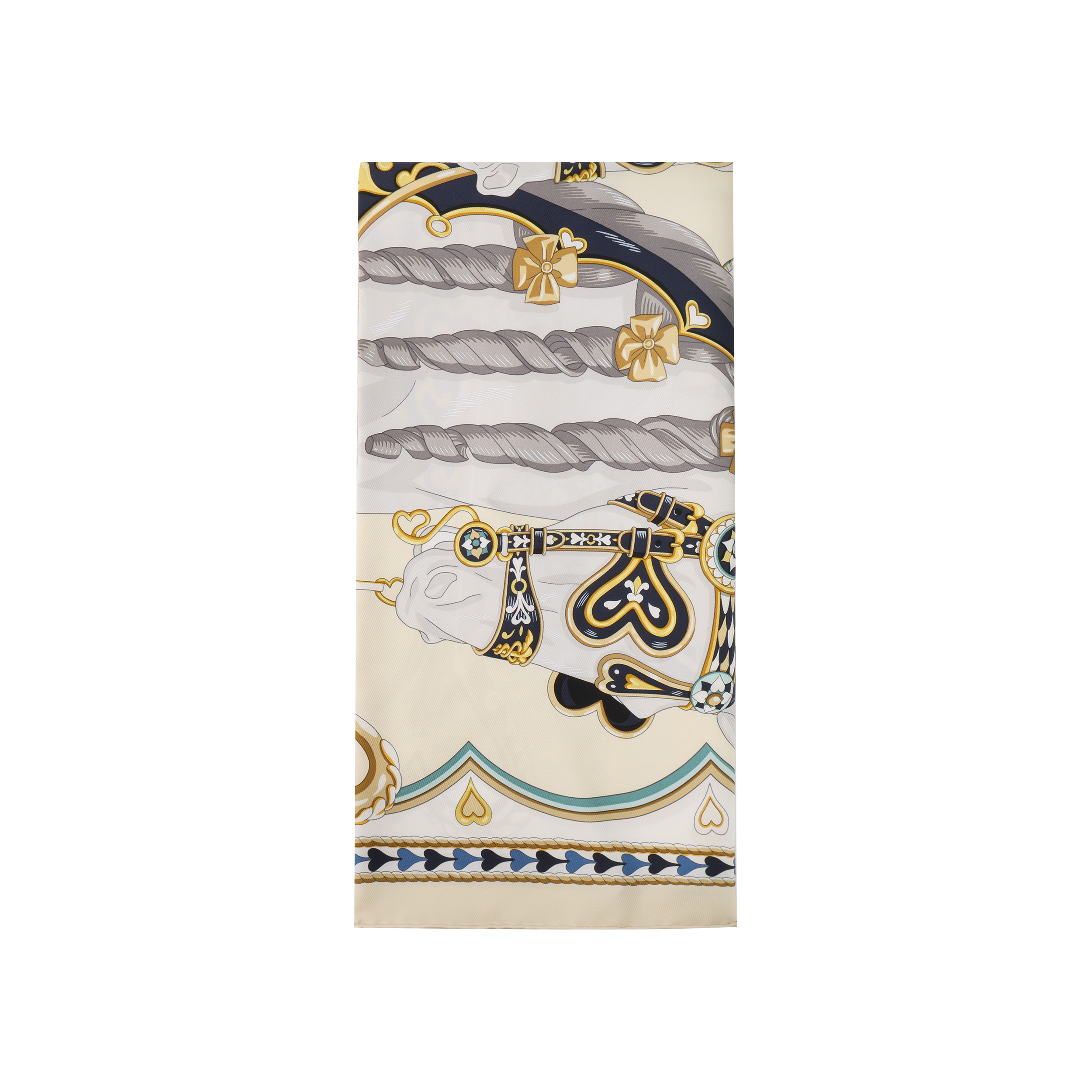 (Women) HERMES  Animal Heart Pattern Silk Scarf - Multicolor H004090S 13 圖 4