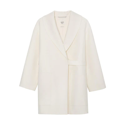 (Women) HERMES Belted Trench Coat Early Spring Off-White H3H0125DAA334