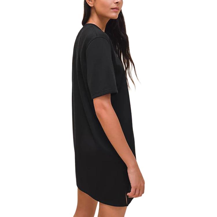 (Women) HERMES  Black Embroidered Crewneck Oversized T-Shirt H4E4652DI02 圖 3