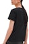 Lookbook (W) Camiseta HERMES Negra Bordada con Bolsillo y Cuello Redondo de Manga Corta. H4H4615DA0236