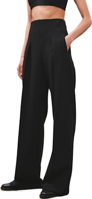 (Women) HERMES Black High-Waisted Wide-Leg Casual Pants FW22 H2H0402DM02 Purchase (Women) HERMES Black High-Waisted Wide-Leg Casual Pants FW22 H2H0402DM02