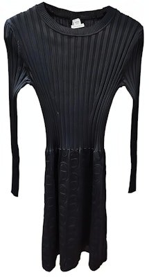 (Women) HERMES Black Long-Sleeve Midi Pullover Dress 1E2510D402 Buy (Women) HERMES Black Long-Sleeve Midi Pullover Dress 1E2510D402