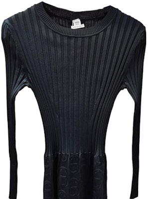 (Women) HERMES Black Long-Sleeve Midi Pullover Dress 1E2510D402 Lookbook (Women) HERMES Black Long-Sleeve Midi Pullover Dress 1E2510D402