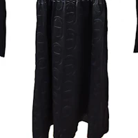 Shop (W) 에르메스 블랙 롱슬리브 미디 풀오버 드레스 1E2510D402