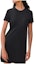 Order (Women) HERMES Black Slim Fit Short Sleeve Round Neck Dress H4E4515DA0234