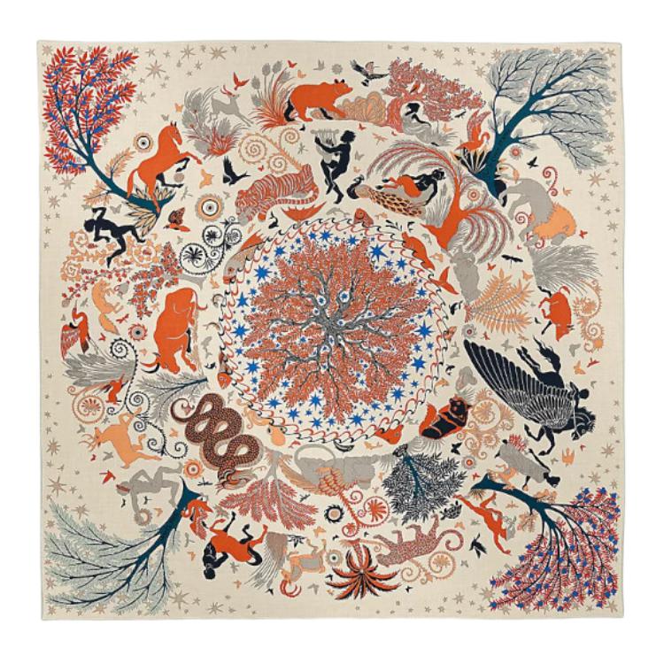 (Women) HERMES  Black Solid Cashmere Scarf. 108338119 圖 4