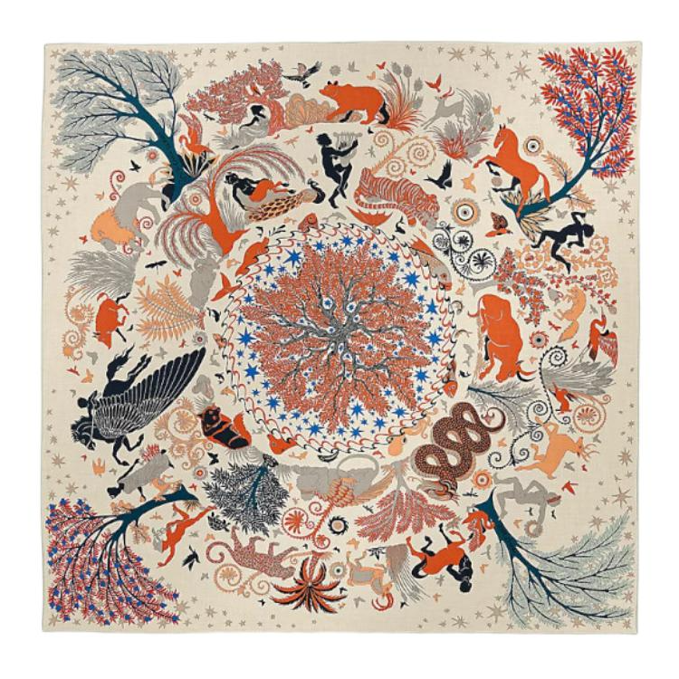 (Women) HERMES  Black Solid Cashmere Scarf. 108338119 圖 5