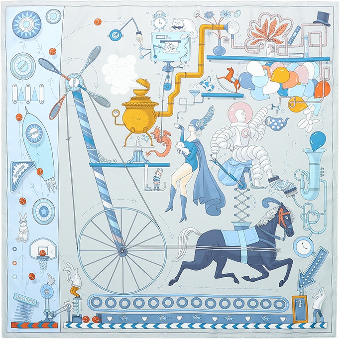 women-hermes-blue-scarf-with-afternoon-tea-design-h003968-s-02