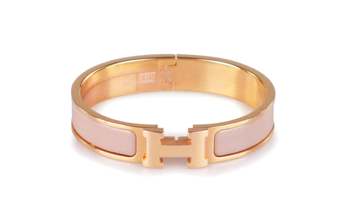 (Women) HERMES  Bracelet - Pink with Inner Numbers Design. 700001F06FPM