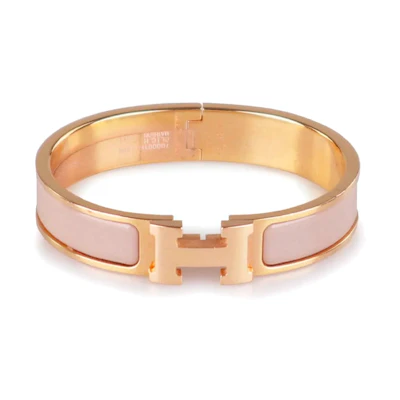 (Women) HERMES Bracelet - Pink with Inner Numbers Design. 700001F06FPM