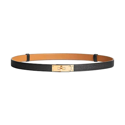 (Women) HERMES Calfskin Belt Gold Buckle Multi-color 1.8CM 105703249