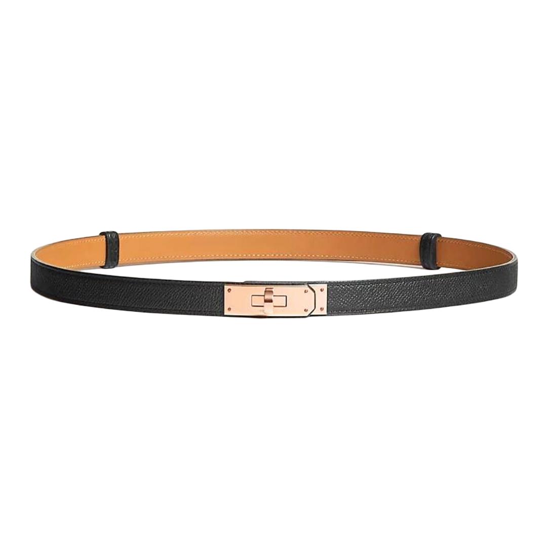 (Women) HERMES  Calfskin Belt Gold Buckle Multi-color 1.8CM 105703249 圖 4