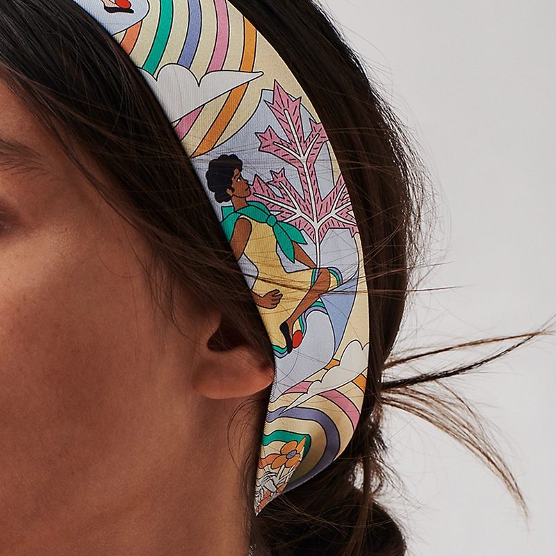 (Women) HERMES  Carres Volants Twilly Silk Scarf Ribbon Accessory H063849S-19 圖 5