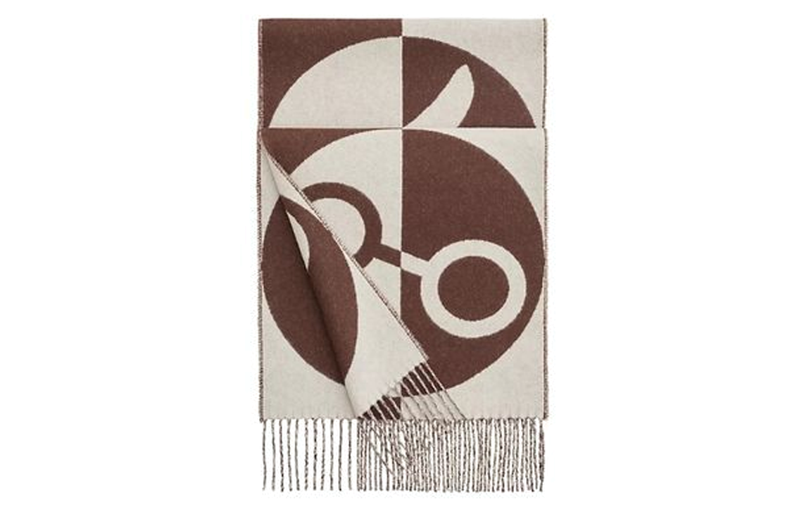 (Women) HERMES  Cashmere Scarf - Elegant British Business Style. H259090S-03 圖 2