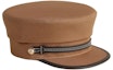 Buy (Women) HERMES Ebony Cotton Hat with Engraved Clou Medor Studded Detail. H242027N U657