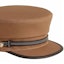 Shop (Women) HERMES Ebony Cotton Hat with Engraved Clou Medor Studded Detail. H242027N U657