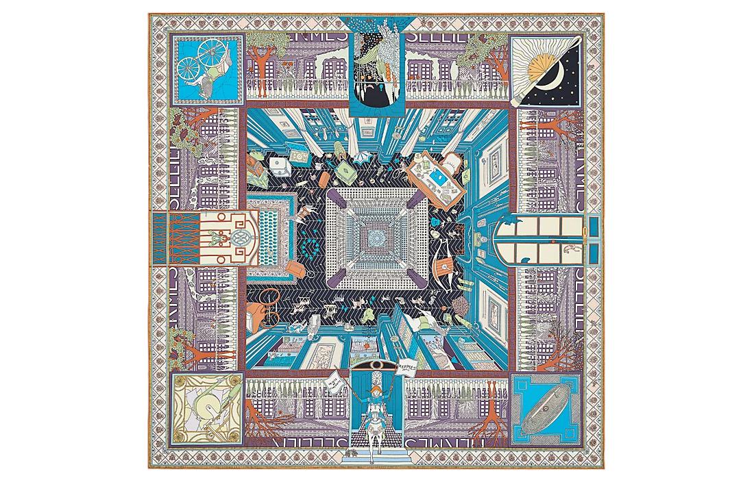 (Women) HERMES  Elegant Fashion Silk Scarf - Multiple Colors H003757S 04