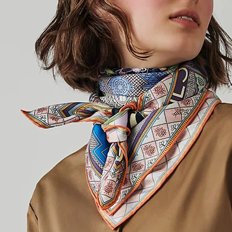 (Women) HERMES  Elegant Fashion Silk Scarf - Multiple Colors H003757S 04 圖 3