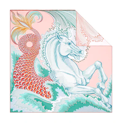 (Women) HERMES Elegant Handcrafted Twill Silk Scarf - Multicolor Options H903963S 05