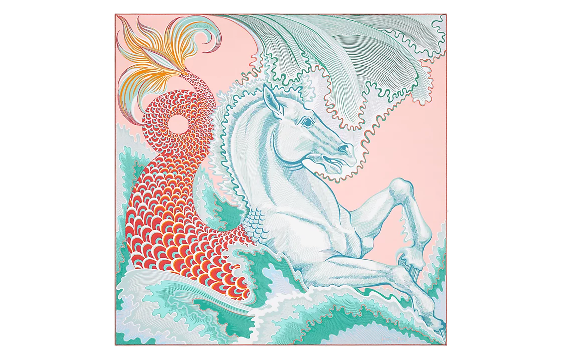 (Women) HERMES  Elegant Handcrafted Twill Silk Scarf - Multicolor Options H903963S 05 圖 3