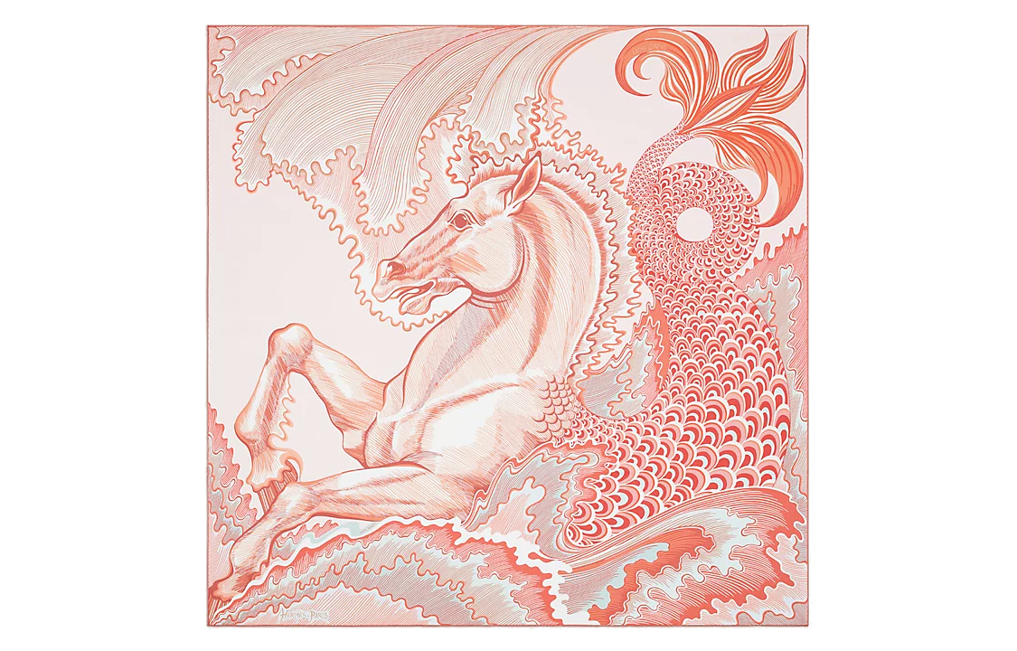 (Women) HERMES  Elegant Handcrafted Twill Silk Scarf - Multicolor Options H903963S 05 圖 4