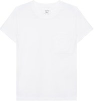 (Women) HERMES Embroidered Solid Color Crew Neck T-Shirt - White. H4E4615DA90 (Women) HERMES Embroidered Solid Color Crew Neck T-Shirt - White. H4E4615DA90