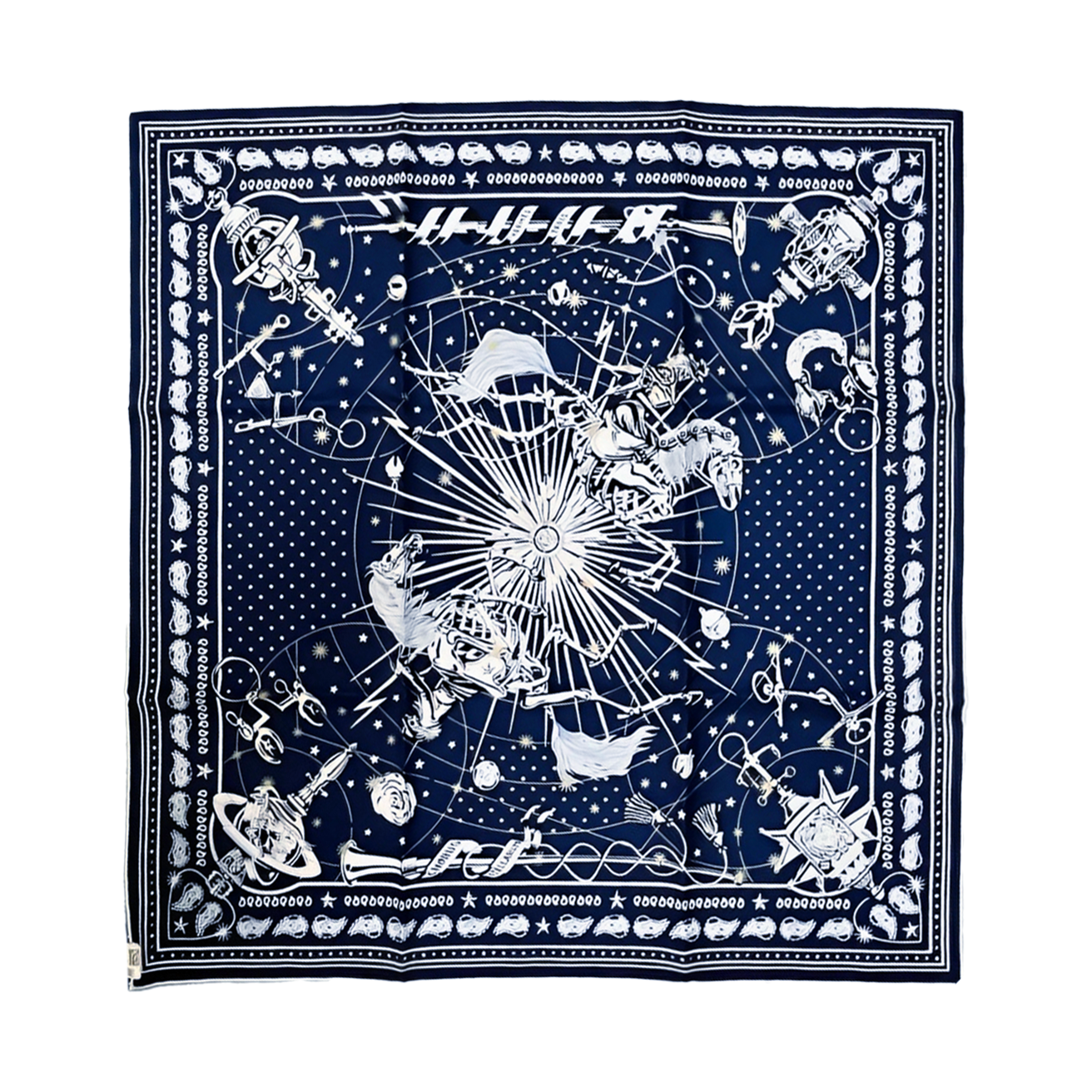 (Women) HERMES  Fashion Black Silk Scarf - Elegant and Stylish Design H943912S 圖 3