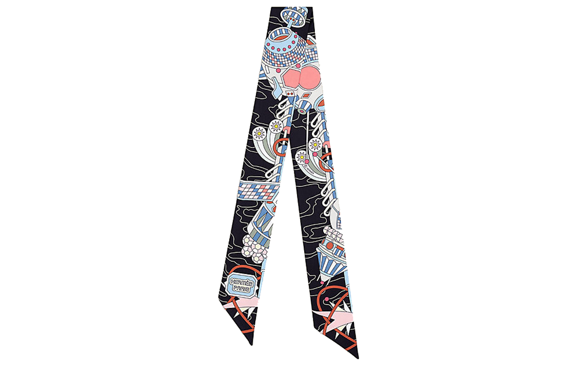 (Women) HERMES  Fashion Pattern Silk Scarf. H063707S 03