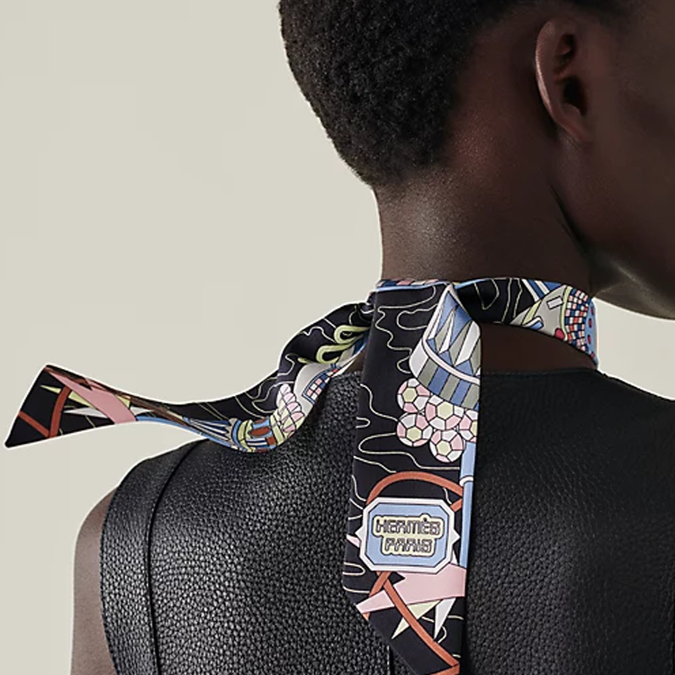 (Women) HERMES  Fashion Pattern Silk Scarf. H063707S 03 圖 3