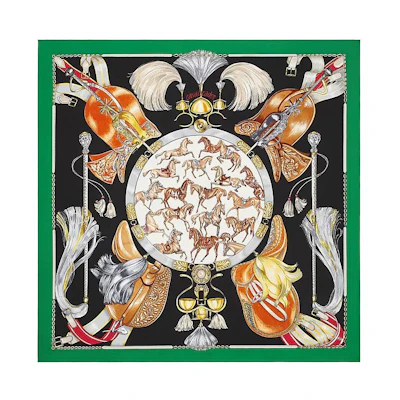(Women) HERMES Fashion Printed Silk Scarf H001829S 07