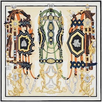 (Women) HERMES Fashion Scarf - Brides de Gala Designed Silk Scarf H003967S-11 (Women) HERMES Fashion Scarf - Brides de Gala Designed Silk Scarf H003967S-11